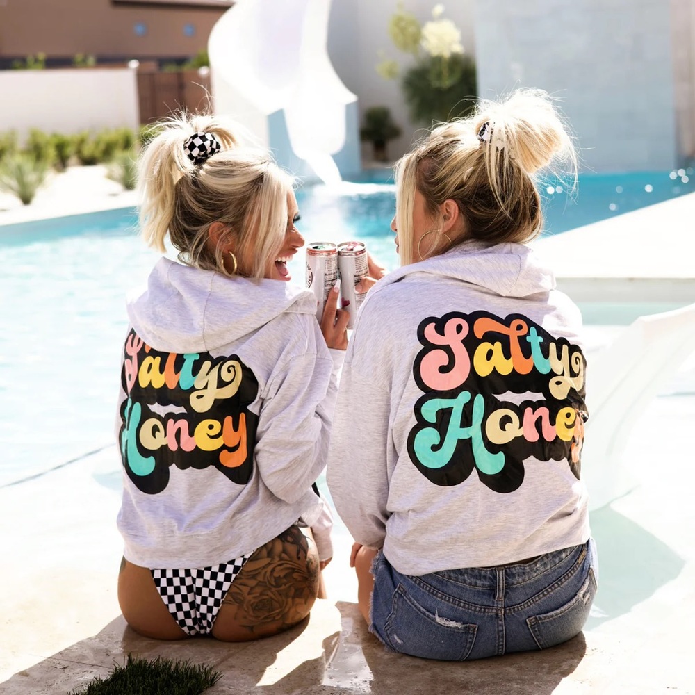 Salty Honey Pivot Zip Up Hoodie Small